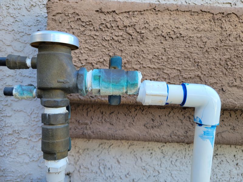 Backflow Plumbing Replacement detail